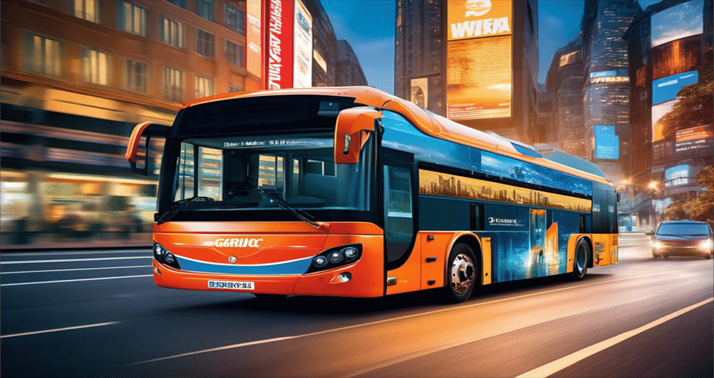 Vistaads CompaiPA Bus Transit Media Image QR Video Code Integration