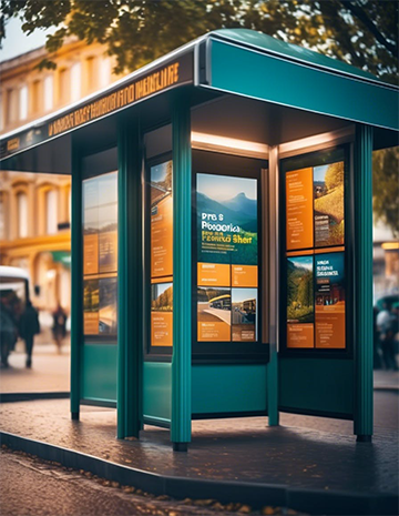 Vistaads CompaiPA Bus Shelter