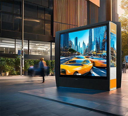 VistaAds CompaiPA Digital display in a busy urban area