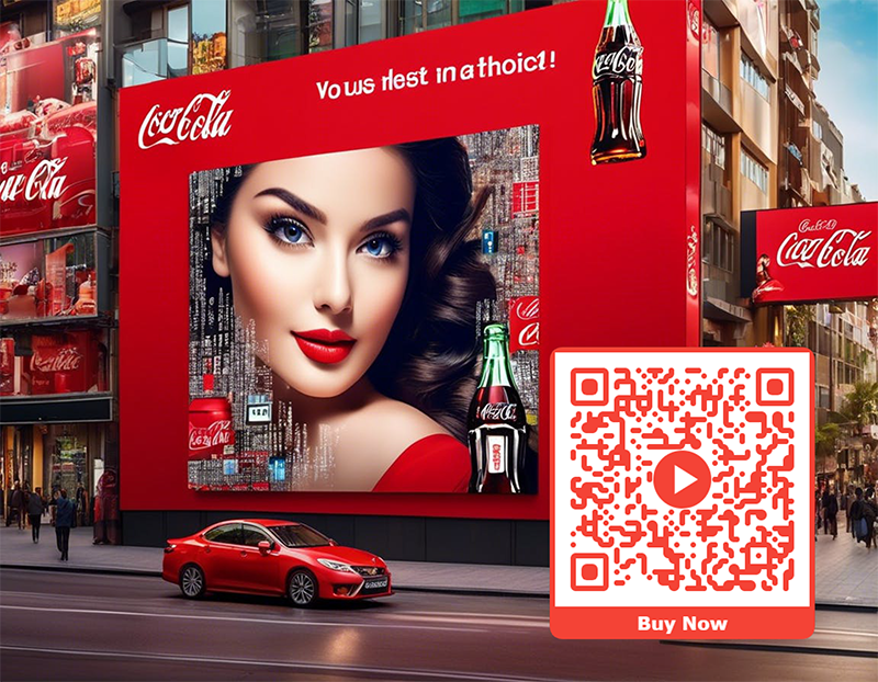 VistaAds CompaiPA Billboard QR Video Code